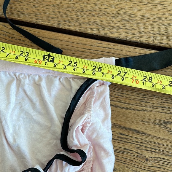 M Victoria’s Secret Baby Doll Intimate - soft pink/black, ruffles - Picture 9 of 10